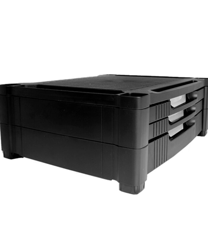 Base Para Monitor Con 3 Alturas – 3 Cajones