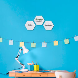 Set X3 Tableros Hexagonales Blancos