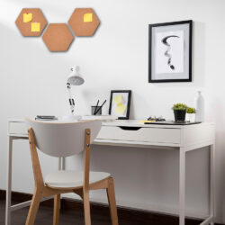 Set X3 Tableros Hexagonales En Corcho