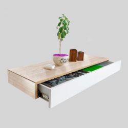 Repisa Flotante Con Cajón