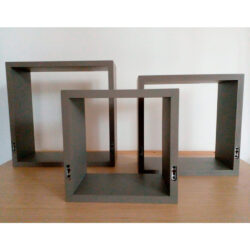 Repisa Cubo X 3 Taupe Fsc Mixt